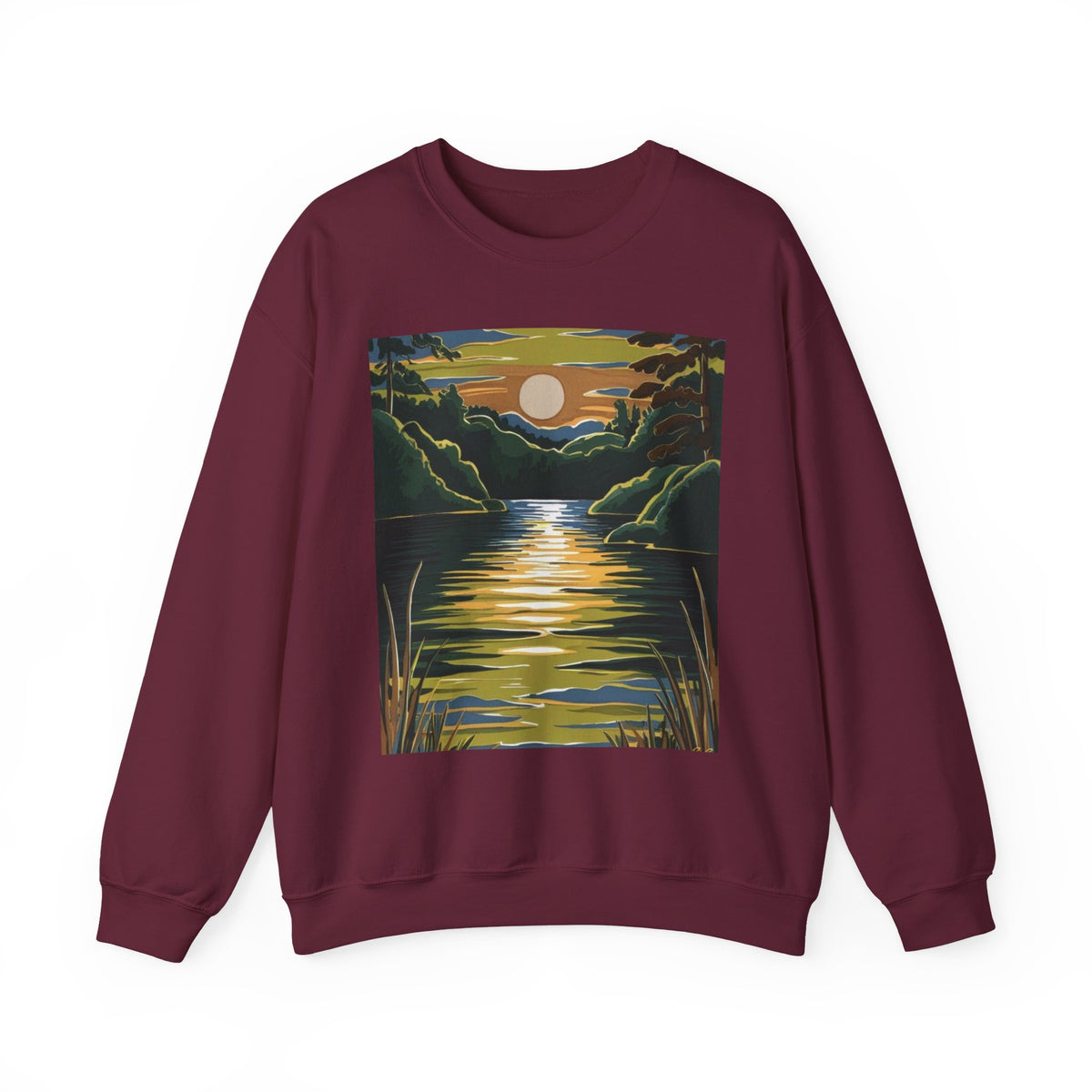 Unisex Crewneck Sweatshirt – Lake Design