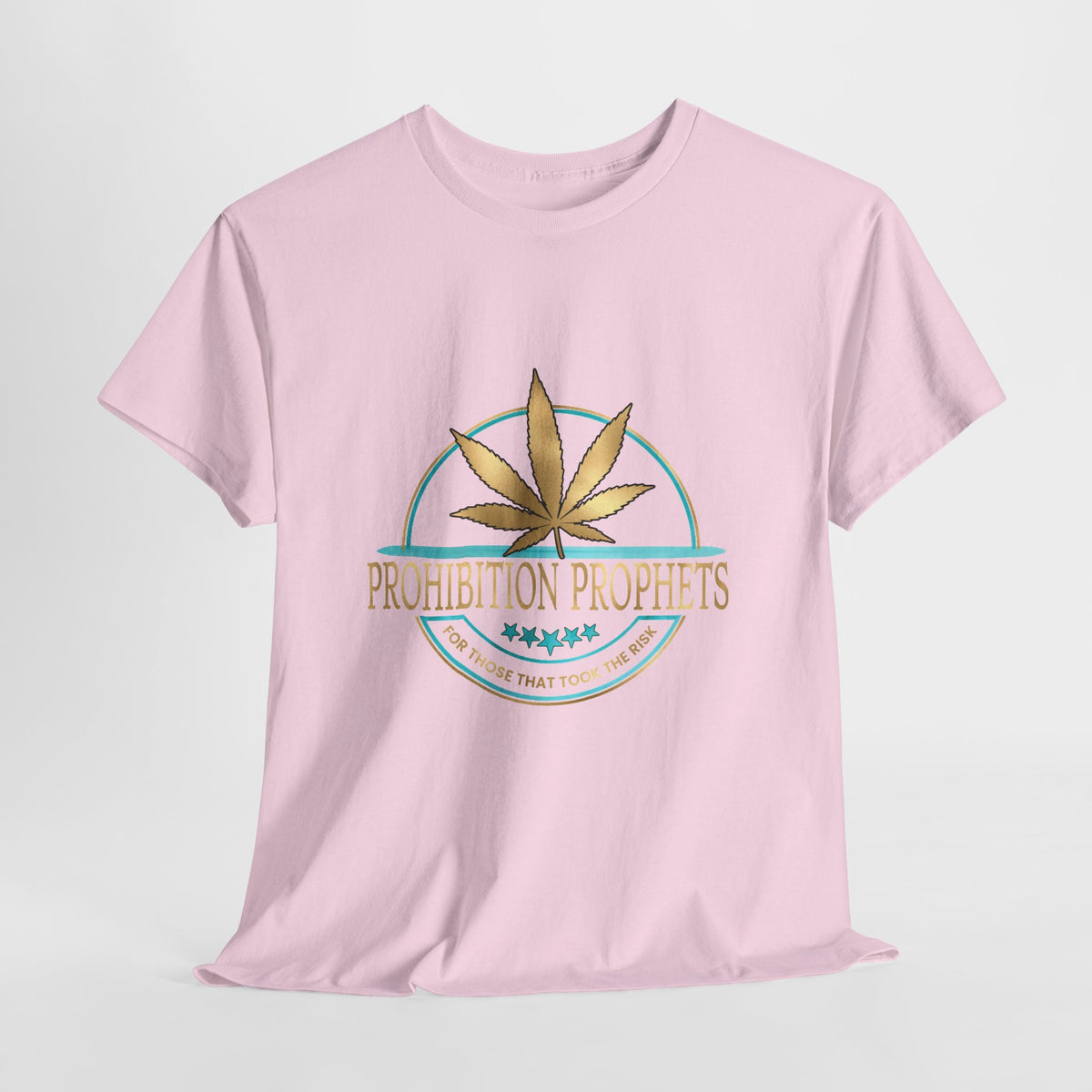 Prohibition Prophets Unisex Heavy Cotton Tee - Relaxed Cannabis Design